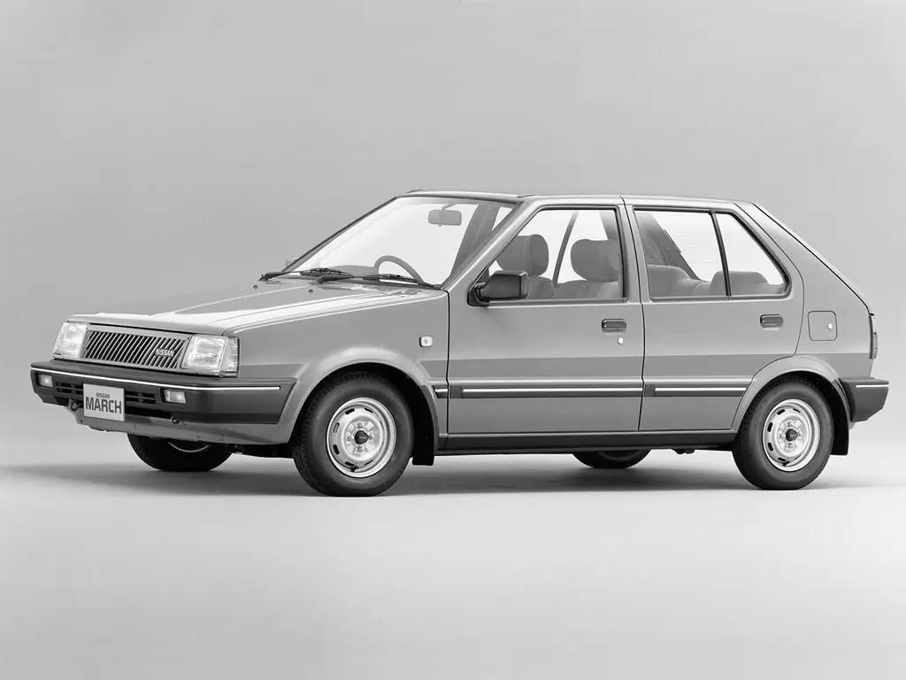 Nissan March (K10) 1 поколение, рестайлинг, хэтчбек 5 дв. (02.1985 - 12.1988)